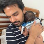 Kajal Aggarwal Instagram - Happy 1st Father’s Day @kitchlug we love you! ❤️