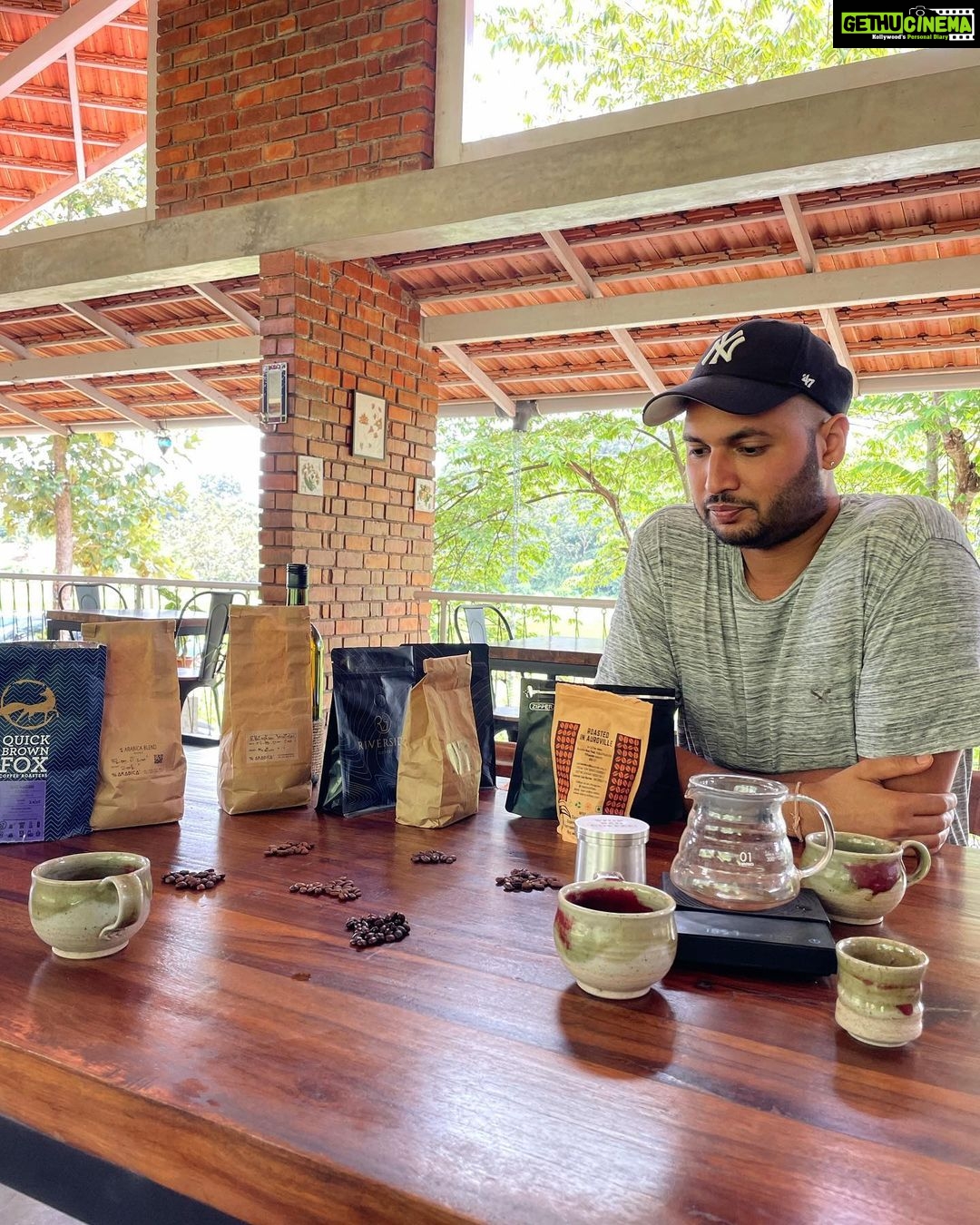 Kalyani Priyadarshan Instagram - Fresh coffee, good weather, meditative yoga, homegrown food, forest hikes, hot water baths, lots of Catan and lots more coffee. @riversidecoffeeco you continue to be my favorite place in India 🤗 Thanks Rish and Nat for the break I didn’t really need but wanted. Until next time! Coorg