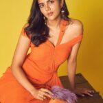 Kalyani Priyadarshan Instagram - For @siimawards night 💥 Wearing @zwaan.official Shot by @eshaangirri Jewelry @outhousejewellery Styled by @pallavi_85 Makeup by @amitkagda