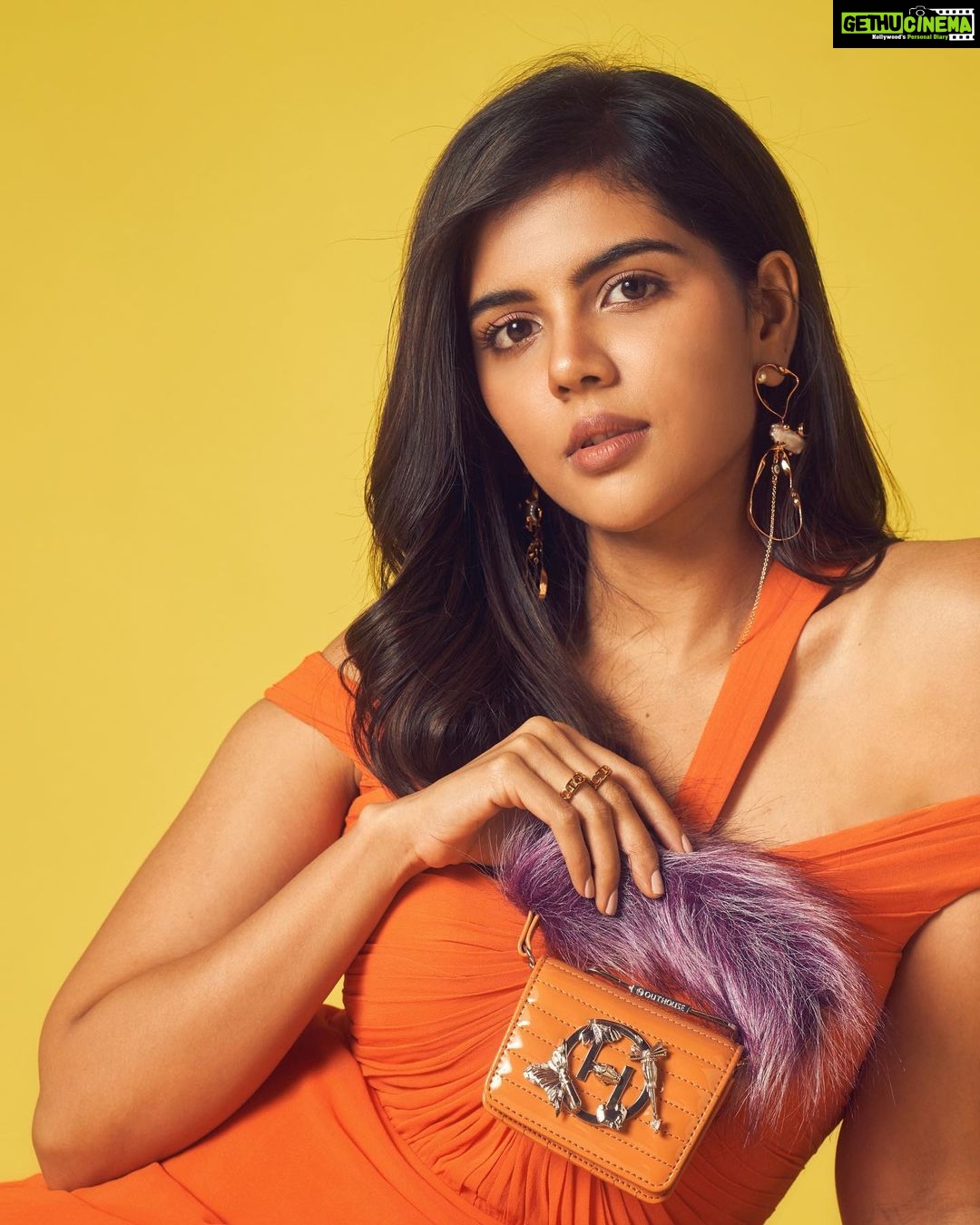 Kalyani Priyadarshan Instagram - For @siimawards night 💥 Wearing @zwaan.official Shot by @eshaangirri Jewelry @outhousejewellery Styled by @pallavi_85 Makeup by @amitkagda