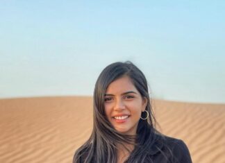 Kalyani Priyadarshan Instagram - All sun-kissed and blushed from the desert dust ✨