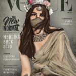 Kalyani Priyadarshan Instagram - This is just... wow! ♥️ I love all the talent this lockdown has brought out. Recently came across a news article that stated that Artists were considered the most ‘non essential’ job right now and seeing that made me sad (They used an artist to make the illustrations for that same article 🙄) . I love seeing home grown talent like this. I just found out @aniya.artwork is a young graphic designer who started in Science and switched to art when she realized that’s what truly gave her happiness. Apparently this is the first time out of college where she’s found the time to draw for herself. She told me about a podcast where a Vietnamese artist said “as an artist, our job in a war is to draw” and covid-19 is no less than a war we are all in... It looks like she’s created an entire covid inspired series. Lovely work. Hope you continue illustrating even after things get back to normal! So happy I was your muse for this one ♥️ #digitalart #digitalillustration #indianartists #artistsoninstagram #portraitdrawing