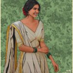 Kalyani Priyadarshan Instagram - This is just ♥️ And the artist is just 19 @abyjithh As a former art school student myself, I know how skilled you really need to be to produce work like this. It’s beautiful. Some major talent here ♥️♥️♥️