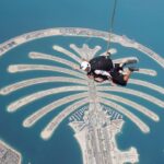 Kalyani Priyadarshan Instagram - Smiling outside, crying inside. ✈️☀️☁️🪂 Skydive Dubai