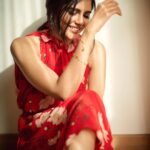 Kalyani Priyadarshan Instagram - Shot by @kiransaphotography Fashion Stylist @pallavi_85 Outfit by @silqthelabel Bracelets @amrapalijewels Earrings @hm HMU @pinkylohar