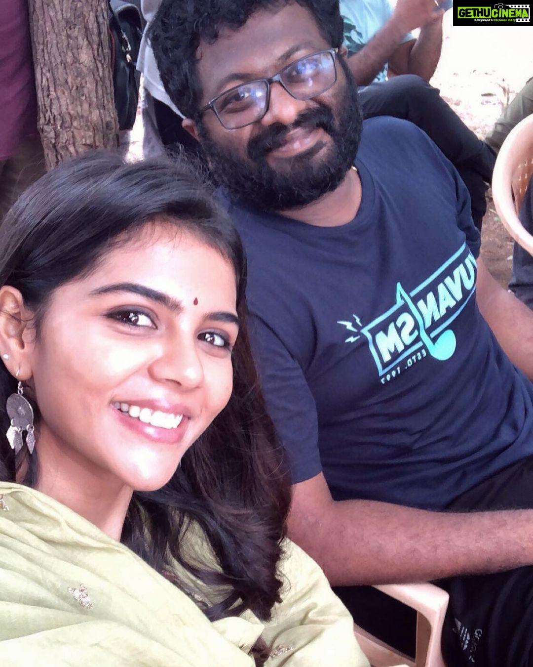 Kalyani Priyadarshan Instagram - Because this picture deserves a permanent post on my wall ♥️ @psmithran #hero #itsawrap