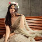 Kalyani Priyadarshan Instagram - @weddingvows.in Stylist: @jukalker Outfit: @chameeandpalak Jewelry: @harinifinejewellery Makeup and Hair: @pinkylohar Photographer: Anandhakrishna