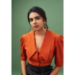 Kalyani Priyadarshan Instagram - For #chitralahari promos Wearing @threepiececompany @rkbahuja Gold hoops by @aquamarine_jewellery Hyderabad Store Fashion Stylist @styledbyindrakshi Fashion Assistant @rishi_chowdary Photographer @akshay.rao.photography