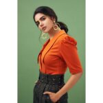 Kalyani Priyadarshan Instagram - Here comes more from #chitralahari promotions Wearing @threepiececompany @rkbahuja Gold hoops by @aquamarine_jewellery Fashion Stylist @styledbyindrakshi Fashion Assistant @rishi_chowdary Photographer @akshay.rao.photography