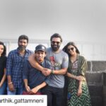 Kalyani Priyadarshan Instagram - #ChitralahariDiaries #Repost @karthik.gattamneni ・・・ #chitralahari #CoolestCastNcrew#April12Release