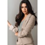 Kalyani Priyadarshan Instagram - For TEDxMahindraÉcoleCentrale Fashion Stylist @styledbyindrakshi Photographs by @eshaangirri Wearing: Satin Pant Suit Co-ord Set & crop top by @torqadorn Vintage YSL Lapel Pin from @risnjewels by @chawla.rima Earrings from @hm