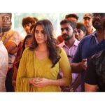 Kalyani Priyadarshan Instagram - A day that means so much to me.... An auspicious start, and a great day at shoot. Thanks to everyone who wished and welcomed me to the Tamil industry. 🙏🏻@sivakarthikeyan @psmithran @george_dop thanks for all the laughs today 😄 . . . Wearing @rehanabasheerofficial styled by @pallavi_85 ♥️ #Day1 #hero #tamildebut Chennai, India