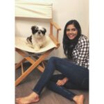 Kalyani Priyadarshan Instagram - My next project and director fixed - A Nyke film, under @keerthysureshofficial Productions 🐶 🎞 🎥 📽 #NYKE #directorschair #lightscameraaction