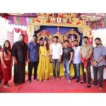 Kalyani Priyadarshan Instagram - A day that means so much to me.... An auspicious start, and a great day at shoot. Thanks to everyone who wished and welcomed me to the Tamil industry. 🙏🏻@sivakarthikeyan @psmithran @george_dop thanks for all the laughs today 😄 . . . Wearing @rehanabasheerofficial styled by @pallavi_85 ♥️ #Day1 #hero #tamildebut Chennai, India