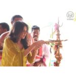 Kalyani Priyadarshan Instagram - A day that means so much to me.... An auspicious start, and a great day at shoot. Thanks to everyone who wished and welcomed me to the Tamil industry. 🙏🏻@sivakarthikeyan @psmithran @george_dop thanks for all the laughs today 😄 . . . Wearing @rehanabasheerofficial styled by @pallavi_85 ♥️ #Day1 #hero #tamildebut Chennai, India
