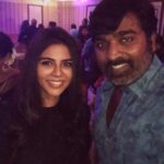 Kalyani Priyadarshan Instagram - As an industry kid, growing up I was always surrounded by amazing talent and got used to it. But once in a while we come across talent like this that still manages to give me goosebumps. If you asked how much he inspires me, on a scale of 1-10, I’d say #96 🙃 . . . #CCVSuccessParty #aboutlastnight