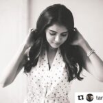 Kalyani Priyadarshan Instagram – This fellow can take a picture of you just tying your hair and somehow still make it look all arty and cool  #Repost @tarunkoliyot (@get_repost)
・・・
#takostudio #sessions with @kalyanipriyadarshan :) #bw #kalyanipriyadarshan #tako #vsco #vscocam