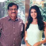 Kalyani Priyadarshan Instagram - Red Carpet by Sreedhar Pillai. Always an honor when someone who has been a part of this industry for so long sees potential in you 🙏🏻☺️ Interview link in bio