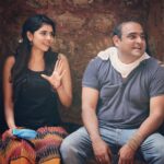 Kalyani Priyadarshan Instagram - Overwhelmed by all the kind words and ‘I hate you’s I’m receiving. Thank you all so so much! Main thanks to Vikram sir whose guidance made it possible.... sir... like everyone else... ‘I hate you’ too 🤗 #hello #vikramkumar #makingof #onsetshenanigans Delhi, India
