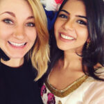 Kalyani Priyadarshan Instagram - True friends travel 4 hours just to see you for 30 minutes #usapromotour #aboutlastnight #newjersey #reunitedanditfeelssogood #hellousa Patriots Theater at the War Memorial