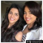 Kalyani Priyadarshan Instagram - Thanks @reddysameera! Hope you get to see the film when it’s out! 🤗#Repost @reddysameera (@get_repost) ・・・ @kalyanipriyadarshan reminds me of how I absolutely went from shy girl to actress when I was 21 ! I’ve worked with her dad Priyadarshan in so many movies and seeing her blossom into this beautiful talented actress is really awesome ! And she’s looking pretty darn fabulous! ! You go girl! So proud of you ! 🤗 all the best! . . . . . . . . #helloondec22 #girlpower #actor #blossom #confidence #strong #young #woman #actress #sameerareddy