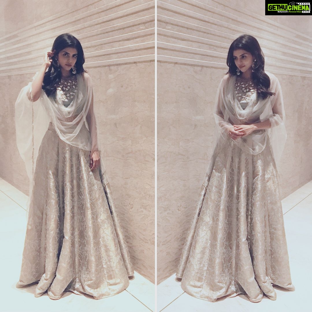 Kalyani Priyadarshan Instagram - Thanks @payalsinghal @amrapalijewels and my fave @pallavi_85 for this! @pinkylohar you’re my savior Let the movie promotions begin! Theres a first time for everything #aboutlastnight #hellomusiclaunch #akhilsayshello #HelloOnDec22