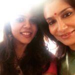 Kalyani Priyadarshan Instagram - The rare mother-daughter selfie.