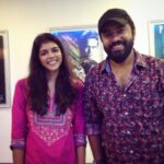 Kalyani Priyadarshan Instagram - I don't always ask guys I'm crushing on for a picture, but when I do I make sure I stand incredibly awkward and grin like psycho in a toothpaste ad. #😍 #😬 #🙈