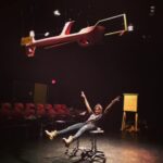 Kalyani Priyadarshan Instagram - That oh-nobigdeal-just-put-a-car-up-in-the-air feeling. #firstdesign #alittlehelpfrommyfriends #thisishowwewilliamstown Williamstown Theatre Festival
