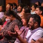 Karthik Kumar Instagram – Chennai you mad beauty. Thanks for the safe space & full house ( of happy laughter ). 
#Aansplaining plans open for Chennai Bengaluru Hyderabad Coimbatore. 
Tickets in Bio ❤️