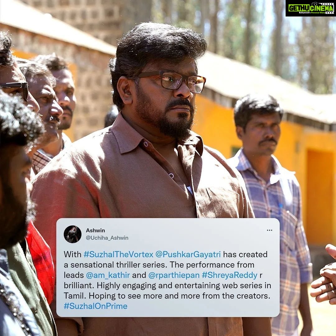 Kathir Instagram - Overwhelmed by the love & response.. Thank you each & everyone for the wishes.. Means a lot.. #Sakkarai #Suzhal @primevideoin @wallwatcherfilms @pushkar.gayatri @aishwaryarajessh @sriya_reddy @samcsmusic @anucharan.m @brammaofficial