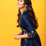 Krithi Shetty Instagram – 💙💙 Smile and let the world wonder why 😉💛
•
•
Outfit – @surbhivshah @perniaspopupshop 
Jewelry- @perniaspopupshop 
Styled by – @ashwin_ash1 & @hassankhan_3 
Hair – @hairbyvenky 
Make up – @chaks_makeup 
Shot by – @shareefnandyala