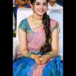 Krithi Shetty Instagram - 💖 • • Styled by:~ @raji.raaga09 Wearing:~ @nallamz thank you soo much for this lovely half-saree, received loadstone compliments on it💗 Jewellery:~ @thetrinkaholic Makeup:~ @sminkupofficial Hair:~ @venkatesh6089