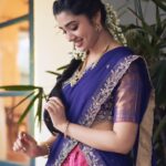 Krithi Shetty Instagram - "Gratitude for the present moment & the fullness of life♥️ • • Styled by:~ @dileshashafa Wearing:~ @neerusindia Hair:~ @venkatesh6089 Makeup:~ @sminkupofficial Photographed by :~ @akshay.rao.visuals