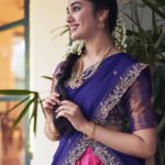 Krithi Shetty Instagram - "Gratitude for the present moment & the fullness of life♥️ • • Styled by:~ @dileshashafa Wearing:~ @neerusindia Hair:~ @venkatesh6089 Makeup:~ @sminkupofficial Photographed by :~ @akshay.rao.visuals