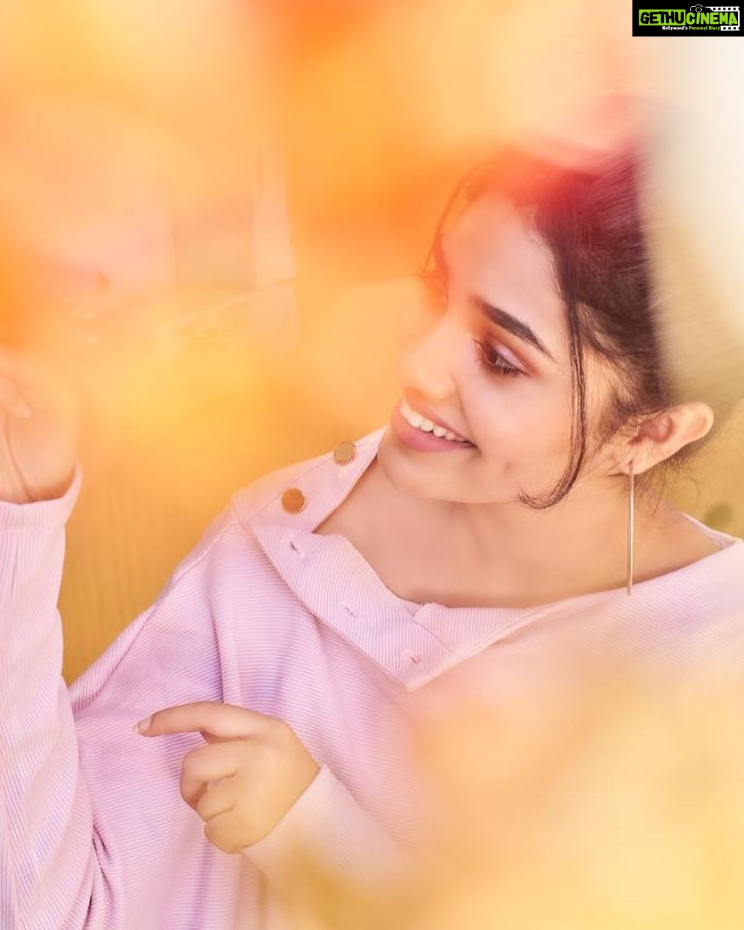 Krithi Shetty Instagram - When you love what you have, you have everything you need. 🌷✨ #happyworldenvironmentday🌎