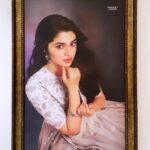 Krithi Shetty Instagram - Thank you so much @shreyansudha for this beautiful portrait and for all the time you spent making it ❤️ it really touched my heart 💫 absolutely loved it 😊