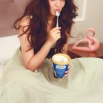 Krithi Shetty Instagram - Love 😋😋😋😋 #icecream P.S- I finished that tub #noregrets 🤪