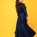 Krithi Shetty Instagram – 💙💙 Smile and let the world wonder why 😉💛
•
•
Outfit – @surbhivshah @perniaspopupshop 
Jewelry- @perniaspopupshop 
Styled by – @ashwin_ash1 & @hassankhan_3 
Hair – @hairbyvenky 
Make up – @chaks_makeup 
Shot by – @shareefnandyala