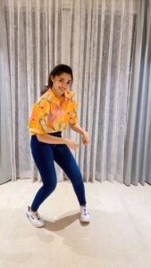 Krithi Shetty Instagram - Just grooving to our #bulletsong 😎🫰🏻🏍