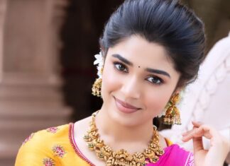 Krithi Shetty Instagram - Happy Sankranthi from #nagalakshmi #bangarraju ✨ • • Outfit - @bhargavikunam Jewelry- @vegasri_goldanddiamonds Styled by - @ashwin_ash1 & @hassankhan_3 Asst by - @vid_vidya Hair - @hairbyvenky Make up - @chaks_makeup Shot by - @shareefnandyala