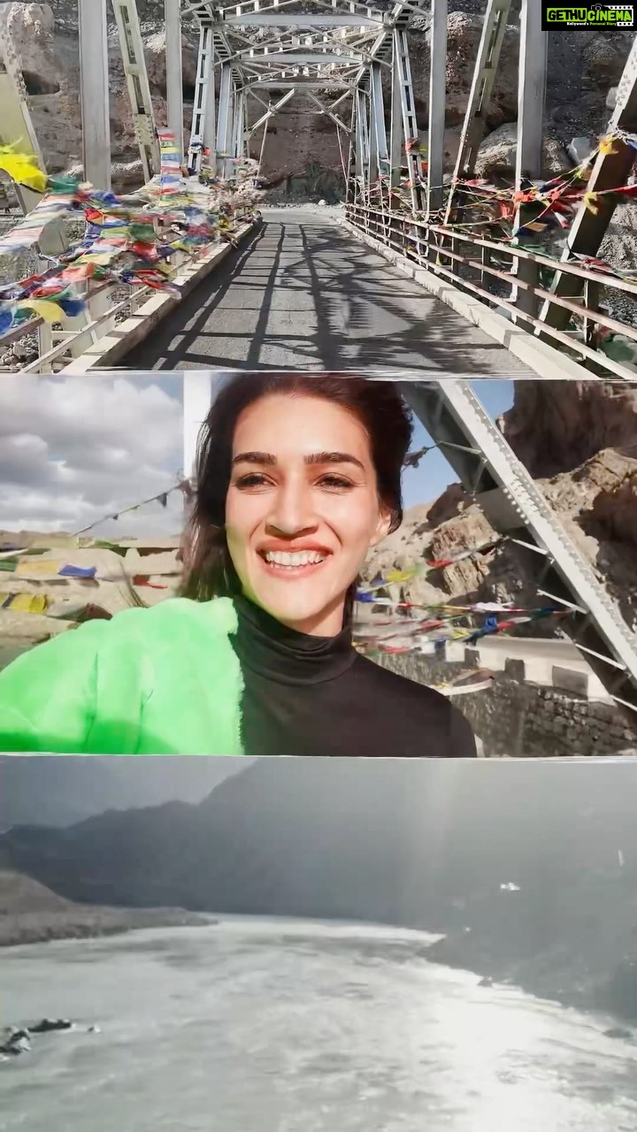 Kriti Sanon Instagram - Throwback to my Ladakh trip.. watch the vlog on my YouTube Channel! 💖💁🏻♀️