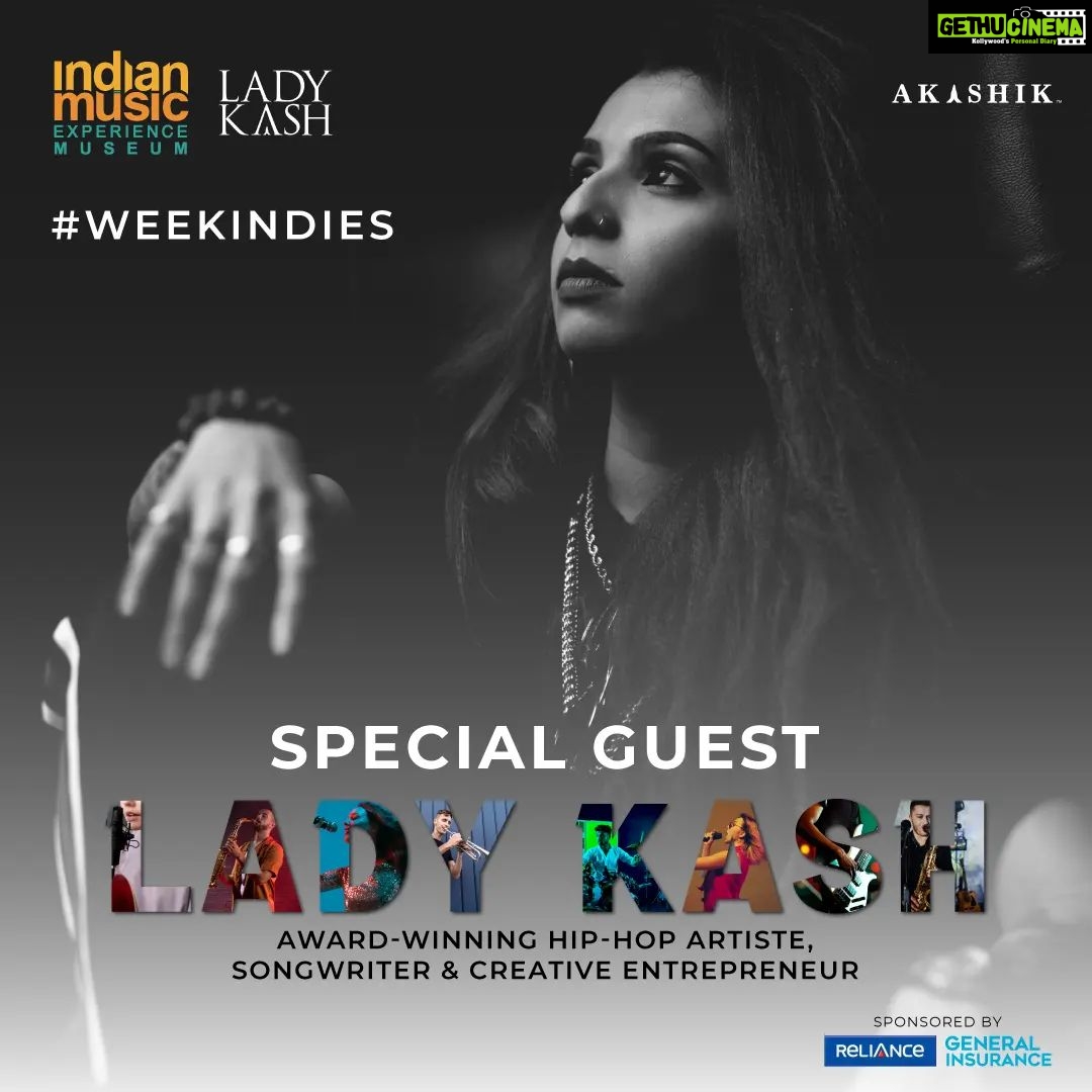 Lady Kash - 238 Likes - Some call her the feminine force from the lion city - Singapore. Others, hail her as the veteran in the hip-hop industry. But, that’s the only ‘cause she’s been the ‘youngest ever’ on multiple lists.
On a mission since 2007, to take Indian hip hop global and as the 1st Female Tamizh-English rapper, she has broken multiple records and barriers including having been a key part of the iconic soundtrack “Irumbile / Naina Mile” from Endhiran (The Robot) composed by Academy Award winner A. R. Rahman, which went on to instantly top charts in US, UK and India. Her bilingual raps have been heard from Kanyakumari, India to Burj Khalifa, Dubai.
All hail this trailblazer, paving the way for young artists to find their place in this industry. The one and only - Lady Kash!
Catch the award winning hip-hop artiste, songwriter and creative entrepreneur this Sunday, at #WeekIndies.
#LadyKash #AKASHIK #FemaleRapper #HipHop
#IndianMusicExperienceMuseum #livemusic #artist #genre #IME #bengaluru #indiemusic #musicbands #music
