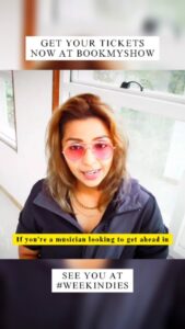 Lady Kash Instagram - Honoured to be invited as a special guest to #WeekIndies happening tomorrow at the Indian Music Experience Museum in Bangalore. So happy to see such events for the independent music industry taking place! 💯 Let's keep building! I look forward to sharing my two cents and experience, with you. Come ready to soak in a ton of knowledge, resources, performances and independent music business talks.

If you haven't already got your tickets, head over to bookmyshow.com right away! Especially if you're an artist fully committed to your craft who wishes to learn the tools of the trade, then this is a day you should NOT miss!

See you there. ✌️🎵

#AKASHIK #LadyKash #IndependentMusicIndustry #Indie #Networking #MusicConference #WeekIndies #Artists

@akashikofficial @indianmusicexperience @sandhya.surendran @amitgurbaxani @dynasly @jishdasgupta @huyanamusic @alva.praveen @loysum @swa_mi_official @naadaani.official @frizzell.dsouza