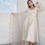 Lavanya Tripathi Instagram - White is a magical colour 🕊 . . . Wearing @geethikakanumilli Styled by @rashmitathapa Styling team @aishwarya128 Jewellery @zowed_hyderabad X @shringaaar.theethnicstory Juttis @fizzygoblet Shot by @kalyanyasaswi #happybirthdaypromotions