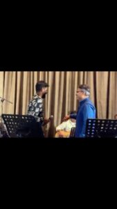 Ma Ka Pa Anand Instagram - Thanks Charan darling for the opportunity to sing in ur space and thanks for standing next to me guide me thru @spbcharan , and thanks to murali mounaragam team 💜💜💜💜