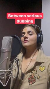 Madhoo Instagram - #dubbing 🌈