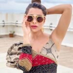 Madhuurima Instagram - 😎😎😎 Wearing @labeladitihundia Shades by @bhavyarameshjewelry 😍 #explore #traditional #cute #pretty