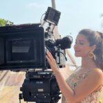 Madhuurima Instagram – Me and my love for camera. Sometimes I think, as much as I love being in the front , how m I equally curious to be behind it ! #shoot #camera #love