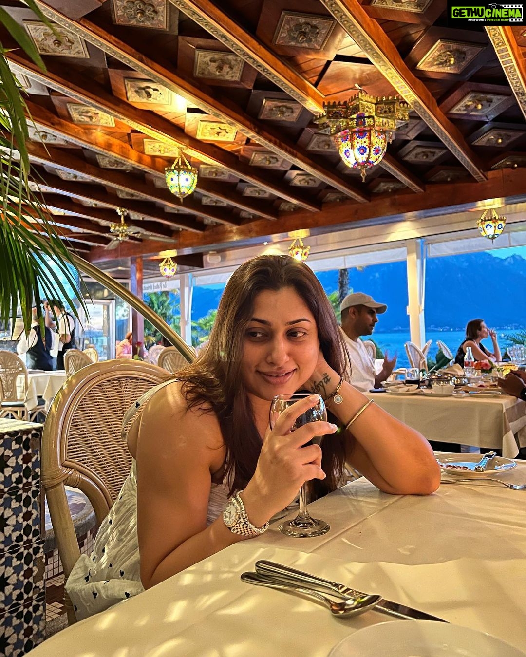 Malavika Instagram - Dinner by the sunset 🧡 Le Palais Oriental